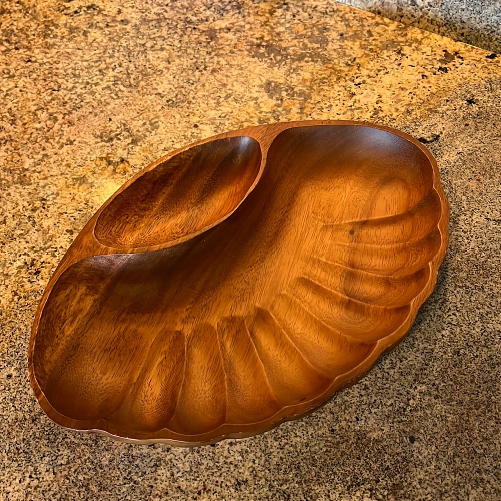 Wooden bowl from Hawaii